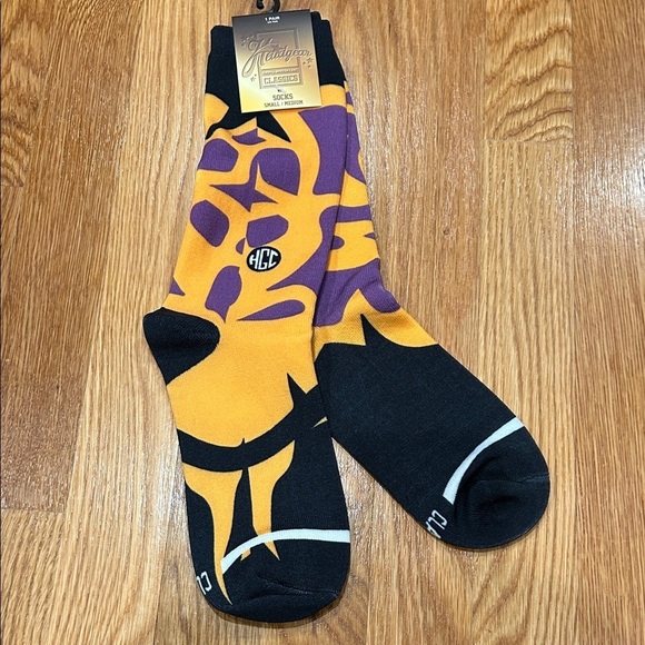 Headgear Classics Other - HGC Orange Purple Casual tall crew Socks men’s small medium new